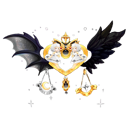 Cute Wings Black