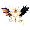 Cute Wings Orange